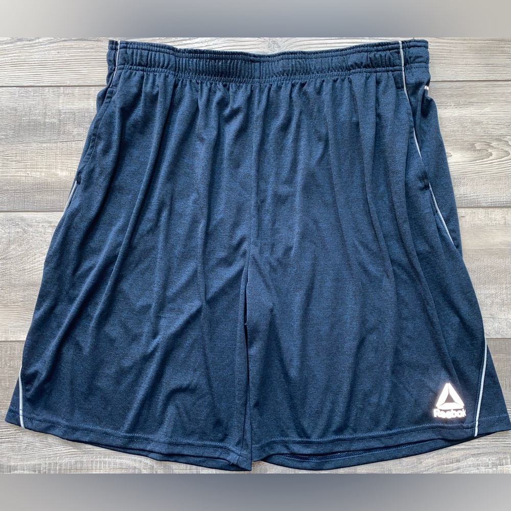Reebok Speedwick Navy Blue Athletic Wear Polyester Shorts Men’s Size XXL